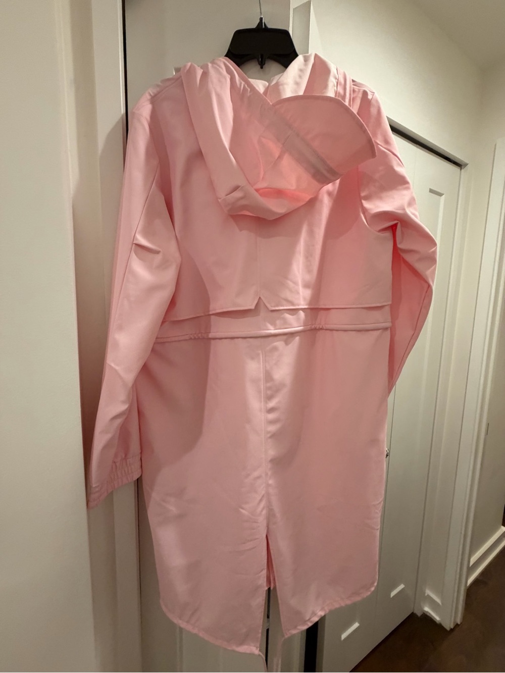 Rains Pink Hooded Raincoat